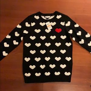 NWT Heart Charter Club Sweater